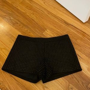 NWT Alice and Olivia leather shorts
